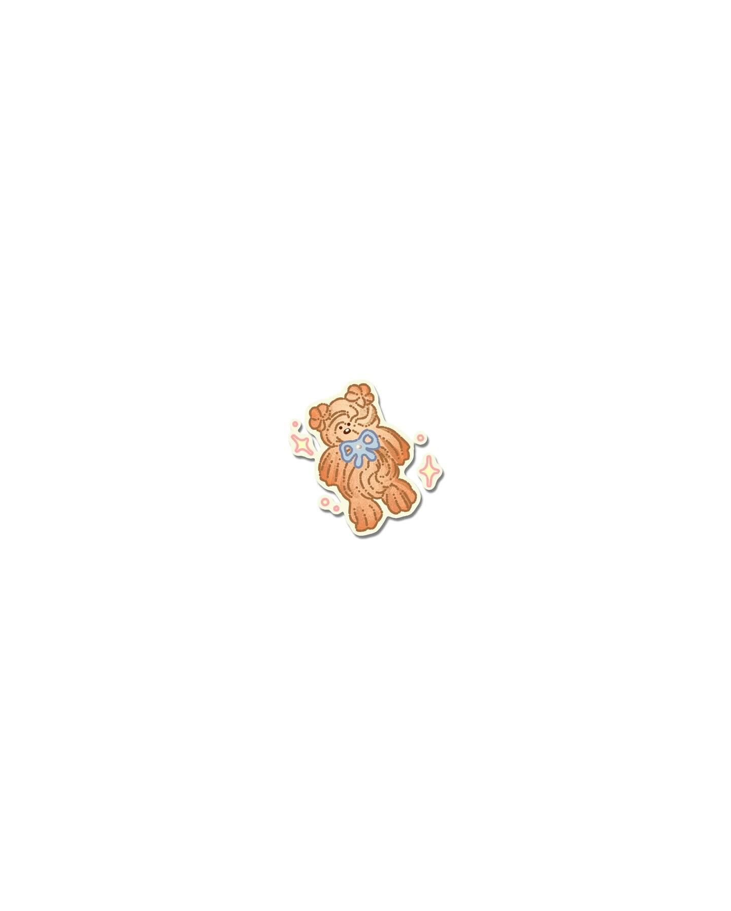 Gingerbread man cookie naive flash tattoo design