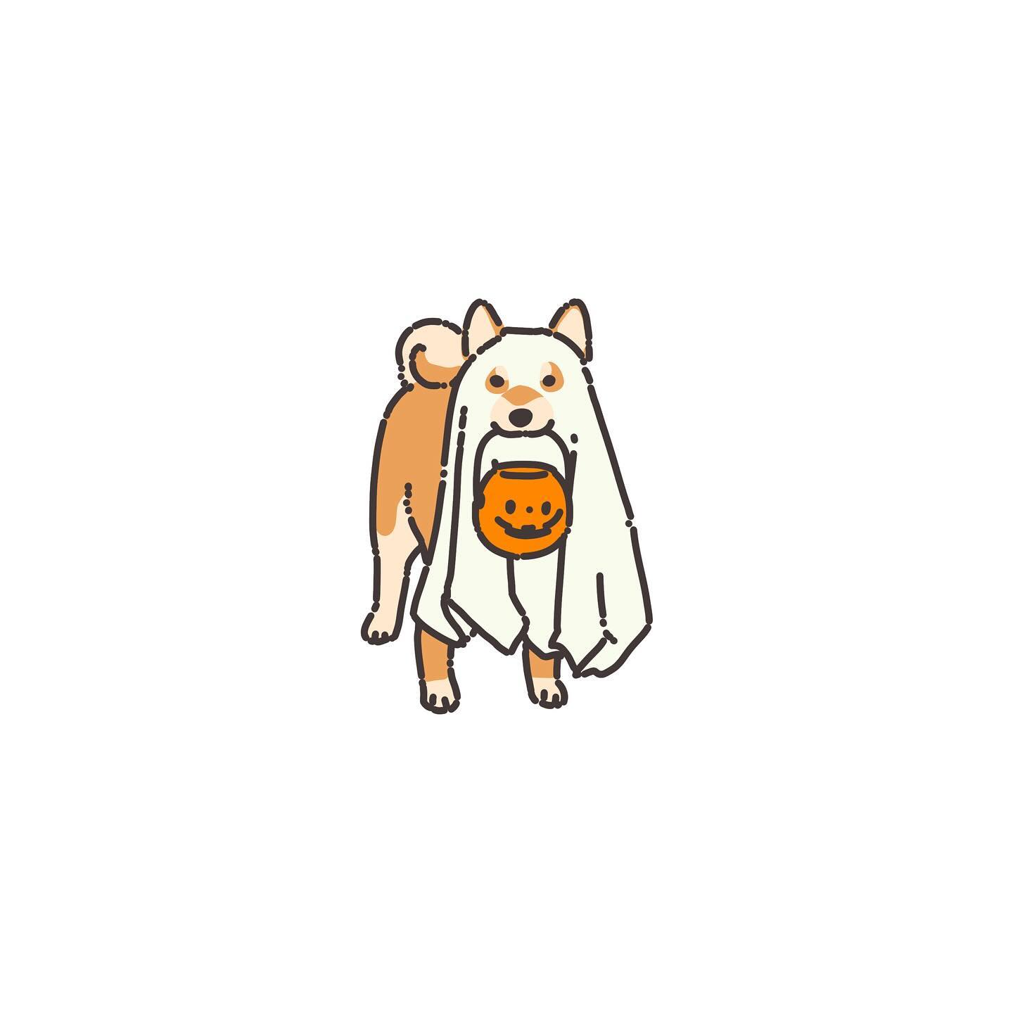 Cats in Halloween costume naive flash tattoo design