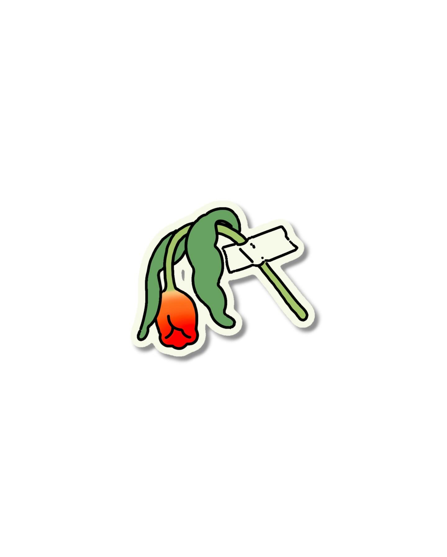 Little plant seedling naive flash tattoo design